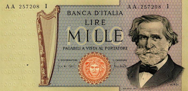 CARTAMONETA - BANCA d'ITALIA - Repubblica Italiana (monetazione in lire) (1946-2...