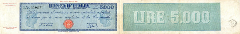 CARTAMONETA - BANCA d'ITALIA - Repubblica Italiana (monetazione in lire) (1946-2...