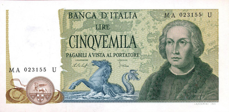 CARTAMONETA - BANCA d'ITALIA - Repubblica Italiana (monetazione in lire) (1946-2...