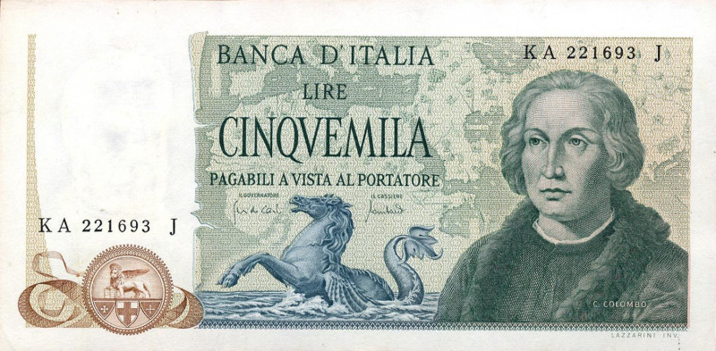 CARTAMONETA - BANCA d'ITALIA - Repubblica Italiana (monetazione in lire) (1946-2...