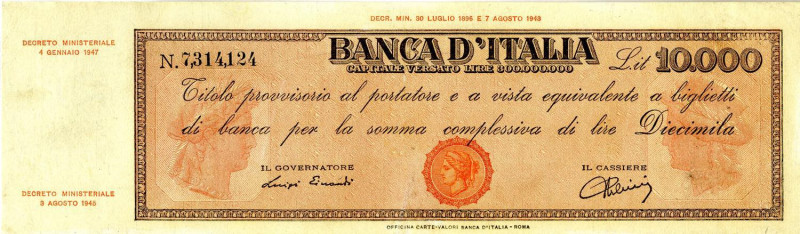 CARTAMONETA - BANCA d'ITALIA - Repubblica Italiana (monetazione in lire) (1946-2...