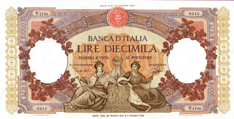 CARTAMONETA - BANCA d'ITALIA - Repubblica Italiana (monetazione in lire) (1946-2...