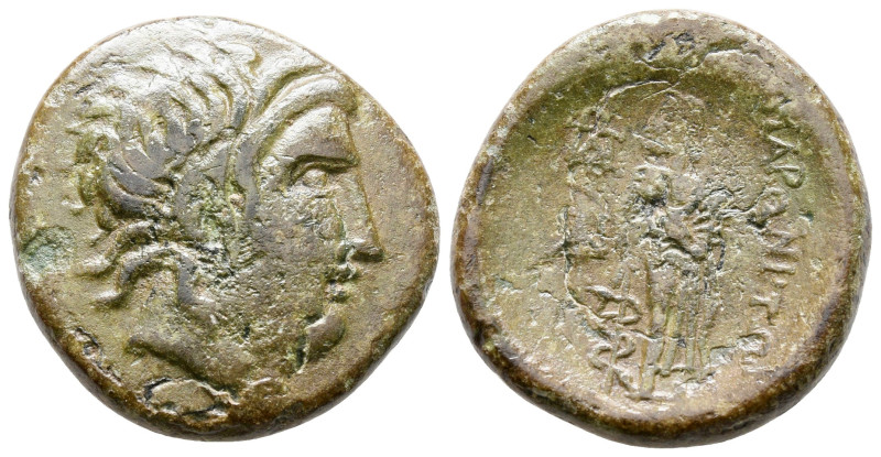 Thrace. Maroneia circa 189-49 BC. 
Bronze Æ

24 mm, 7,99 g



nearly very...