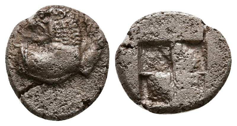 The Thracian Chersonese. Chersonesos circa 386-338 BC. 
Diobol AR

11 mm, 1,2...