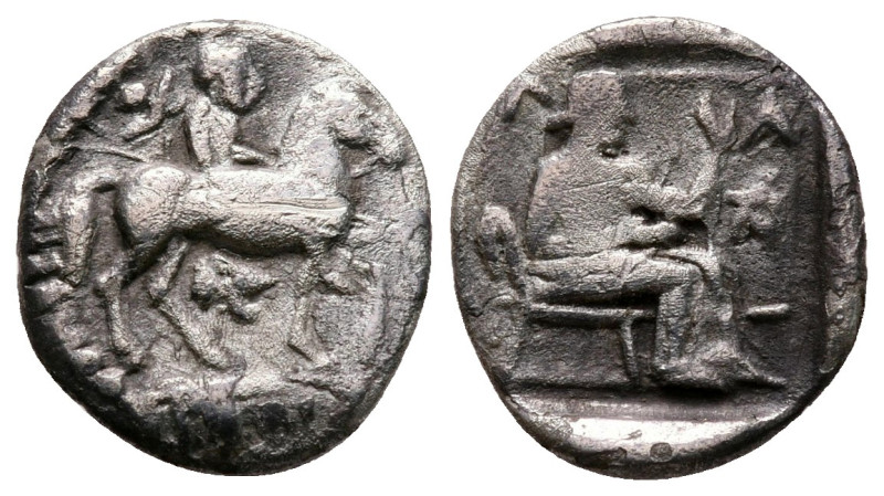 Thessaly. Larissa circa 460-400 BC. 
Trihemiobol AR

14 mm, 1,19 g



ver...