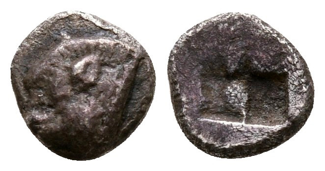 Cyclades. Kythnos circa 475-460 BC. 
Hemiobol AR

7 mm, 0,37 g



very fi...