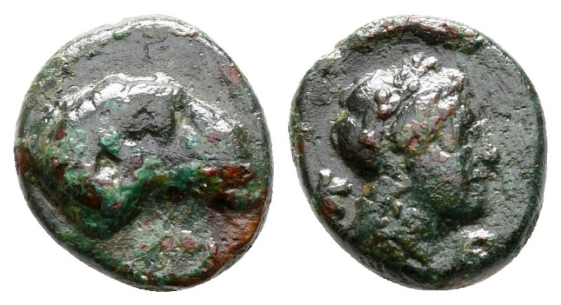 Troas. Kebren circa 400-310 BC. 
Bronze Æ

10 mm, 0,92 g



very fine