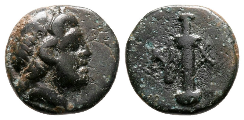 Caria. Kaunos circa 100 BC. 
Bronze Æ

12 mm, 1,38 g



very fine