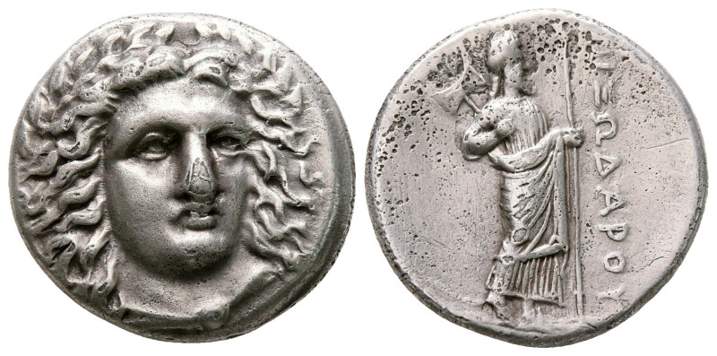 Satraps of Caria. Halikarnassos. Pixodaros 341-336 BC. 
Didrachm AR

20 mm, 6...