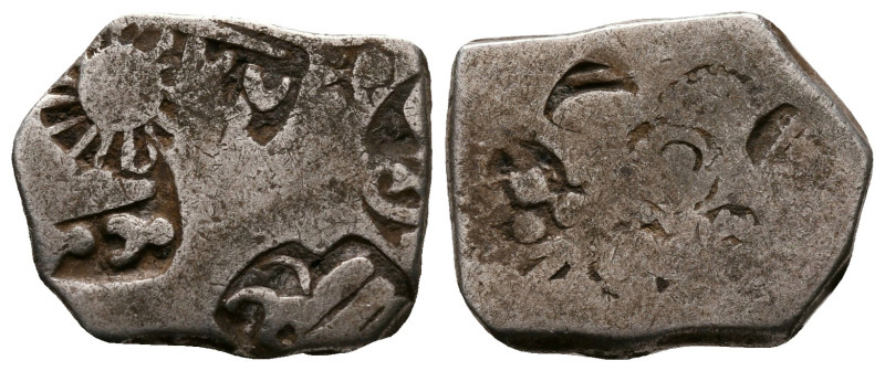 India. Mauryan Empire circa 321-187 BC. 
Karshapana AR

19 mm, 3,17 g



...