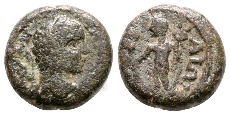 Pamphylia. Perge. Elagabal AD 218-222. 
Bronze Æ

13 mm, 3,05 g



nearly...