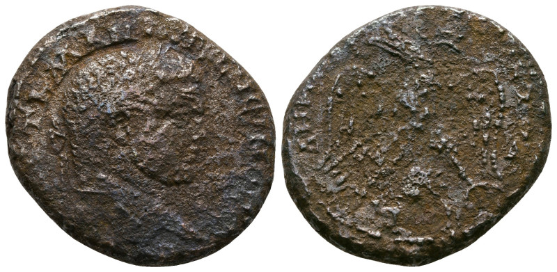 Seleucis and Pieria. Antioch. Caracalla AD 198-217. 
Billon-Tetradrachm

26 m...