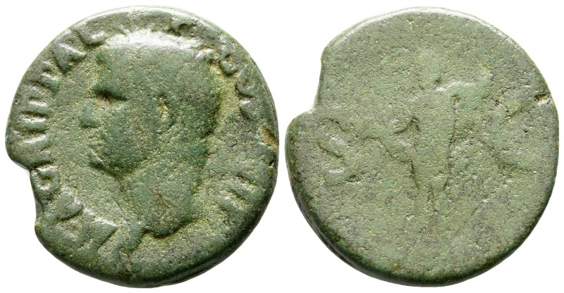 Agrippa 12 BC. Rome
As Æ

27 mm, 9,02 g



fine