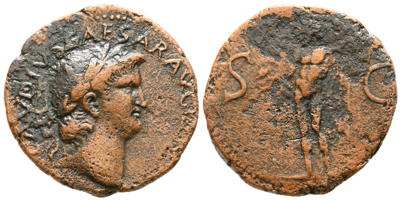 Nero AD 54-68. Rome
As Æ

26 mm, 8,19 g



nearly very fine