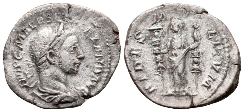 Severus Alexander AD 222-235. Rome
Denarius AR

21 mm, 2,35 g



nearly v...