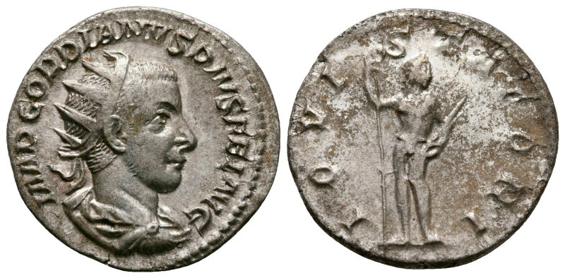 Gordian III AD 238-244. Rome
Antoninianus AR

21 mm, 3,58 g



nearly ext...