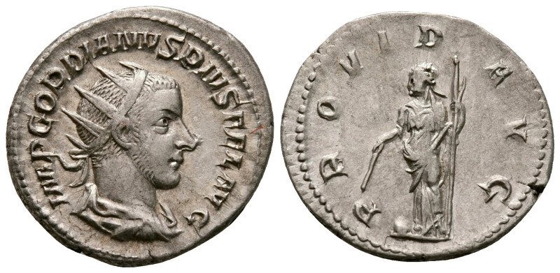 Gordian III AD 238-244. Rome
Antoninianus AR

23 mm, 3,99 g



good very ...