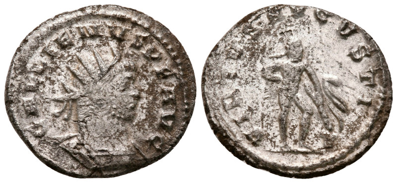 Gallienus AD 253-268. Antioch
Antoninianus Æ silvered

22 mm, 3,54 g



v...