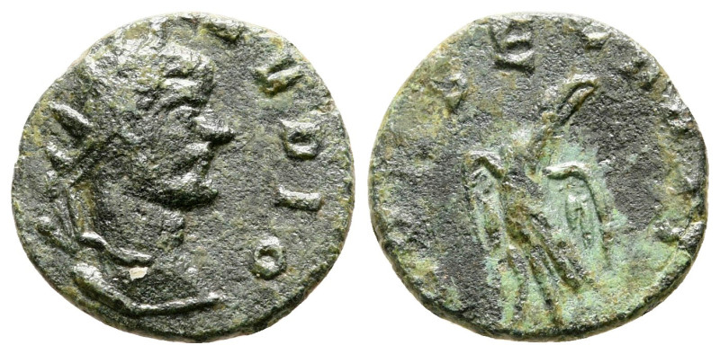 Claudius II (Gothicus) AD 268-270. Rome
Antoninianus Æ

15 mm, 1,76 g



...