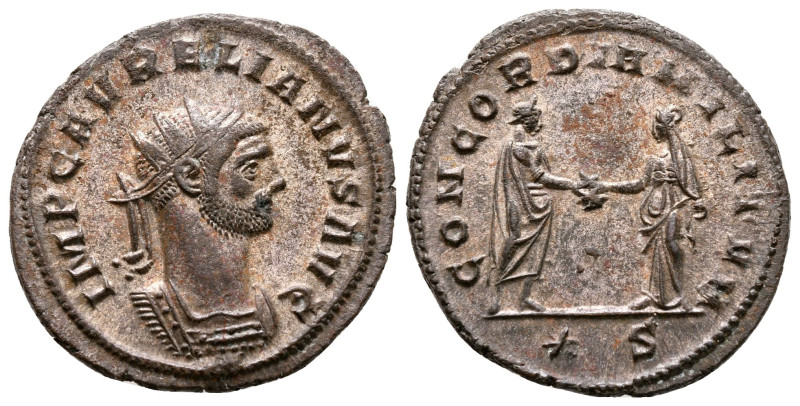 Aurelian AD 270-275. Siscia
Antoninianus Æ silvered

22 mm, 3,06 g



ext...