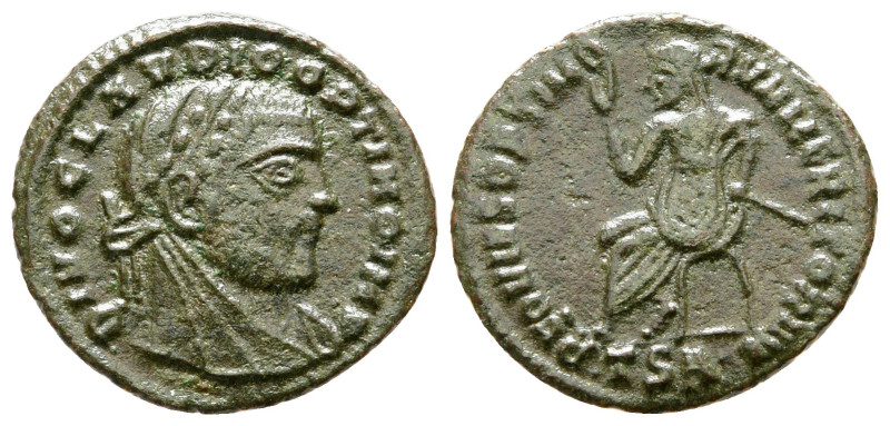 Divus Claudius II (Gothicus) AD 270. Thessaloniki
Follis Æ

17 mm, 1,52 g

...