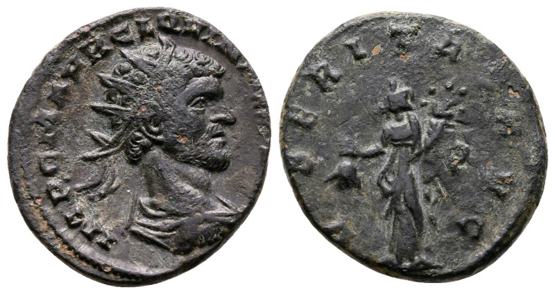 Quintillus AD 270. Siscia
Antoninianus Æ

20 mm, 3,13 g



nearly very fi...