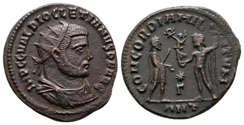 Diocletian AD 284-305. Antioch
Antoninianus Æ

20 mm, 3,75 g



very fine...