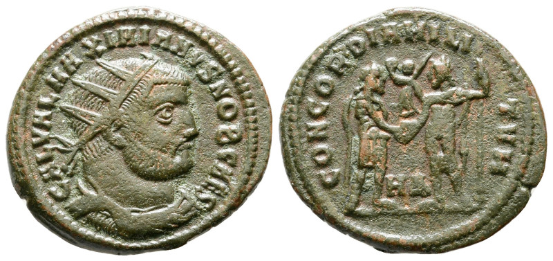 Galerius Maximianus, as Caesar AD 293-305. Heraclea
Radiatus Æ

22 mm, 4,09 g...