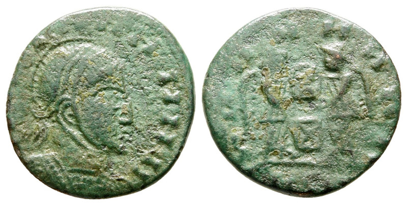 Constantine I the Great AD 306-337. Contemporary barbaric imitation
Follis Æ
...