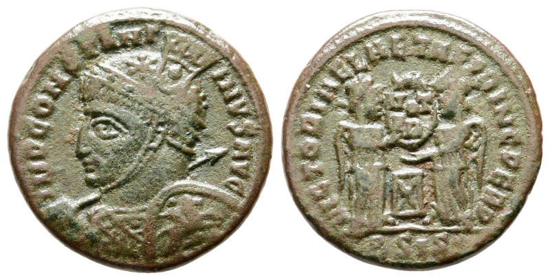 Constantine I the Great AD 306-337. Siscia
Follis Æ

18 mm, 2,97 g



ver...