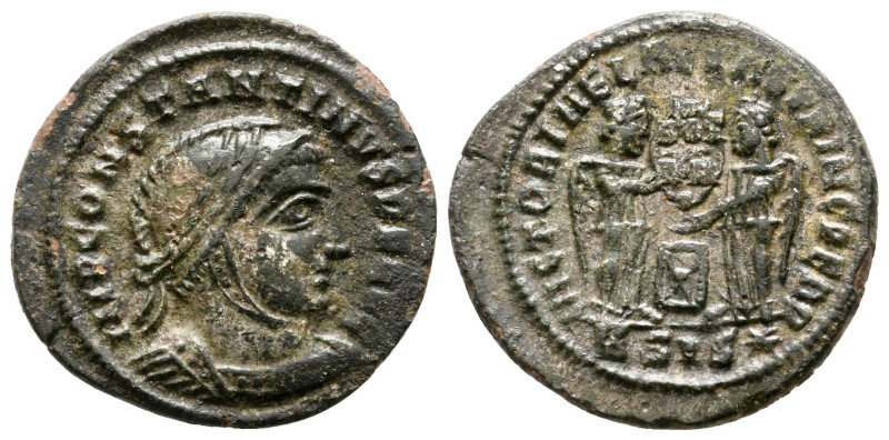 Constantine I the Great AD 306-337. Siscia
Follis Æ

20 mm, 2,66 g



ver...