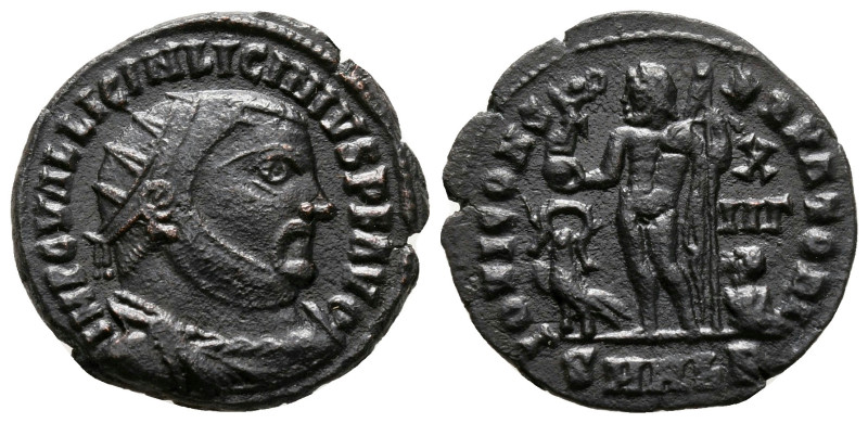 Licinius I AD 308-324. Alexandria
Follis Æ

19 mm, 3,04 g



very fine