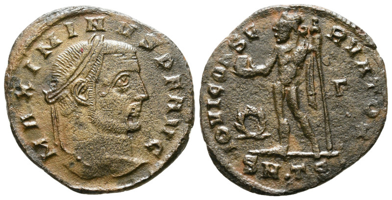 Maximinus II Daia AD 310-313. Thessaloniki
Follis Æ

24 mm, 3,91 g



ver...