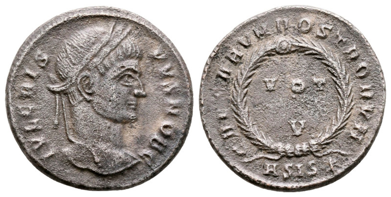 Crispus, as Caesar AD 316-326. Siscia
Follis Æ

19 mm, 3,01 g



very fin...