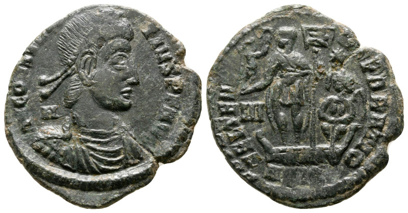 Constantius II AD 347-361. Siscia
Follis Æ

24 mm, 4,40 g



fine