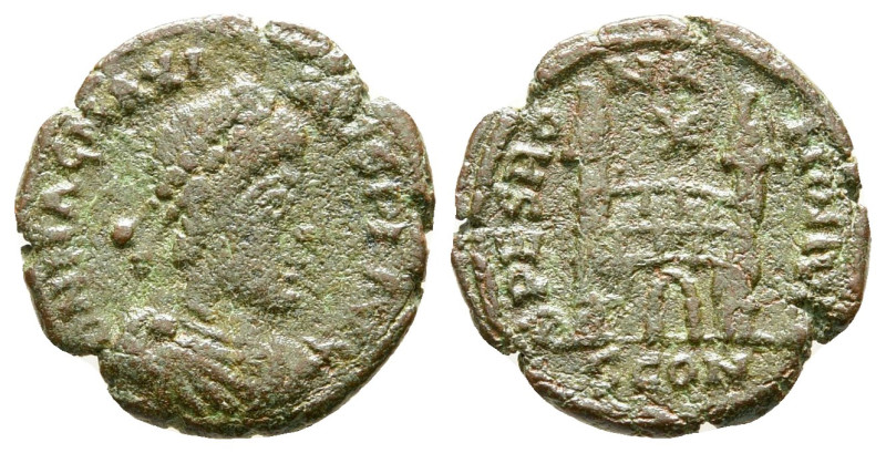 Magnus Maximus AD 383-388. Constantinople
Follis Æ

14 mm, 1,30 g



near...