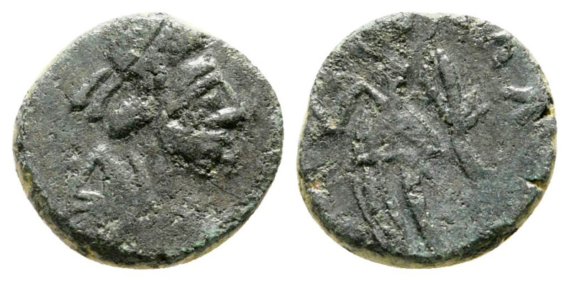 Johannes AD 423-425. Uncertain mint
Nummus Æ

11 mm, 1,14 g



very fine