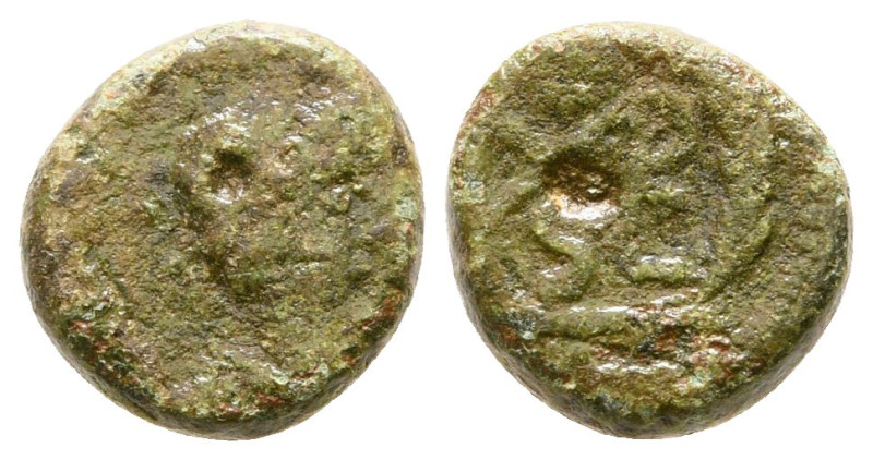 Marcian AD 450-457. Uncertain mint
Nummus Æ

10 mm, 1,62 g



fine