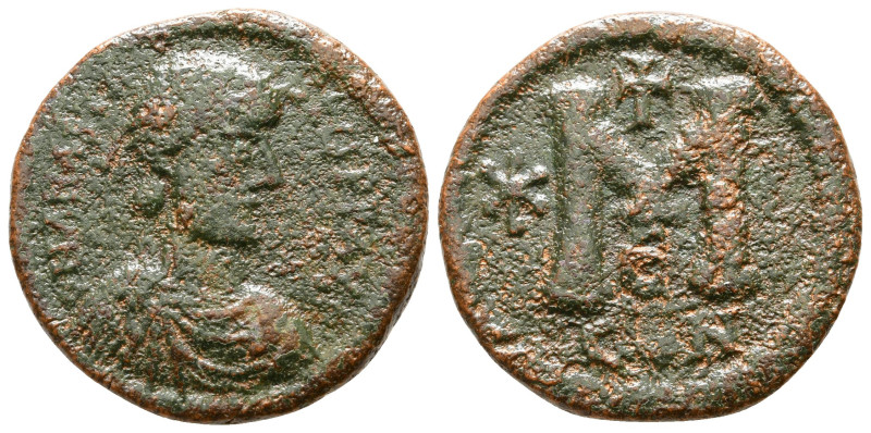 Anastasius I AD 491-518. Constantinople
Follis or 40 Nummi Æ

24 mm, 7,87 g
...