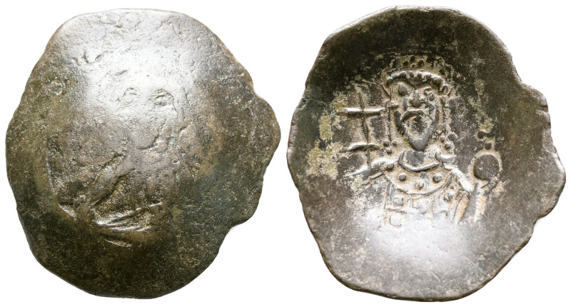 Alexius I Comnenus AD 1081-1118. Constantinople
Trachy Æ

28 mm, 2,50 g


...