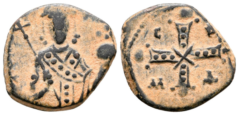 Alexius I Comnenus AD 1081-1118. Thessalonica
Tetarteron Æ

19 mm, 3,20 g

...