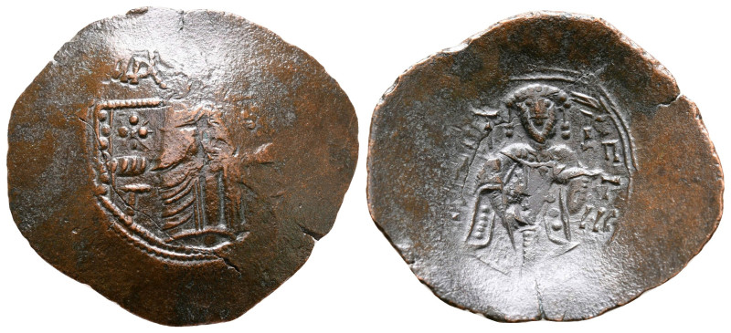 Isaac II Angelos AD 1185-1195. Constantinople
Trachy Æ

27 mm, 2,38 g



...