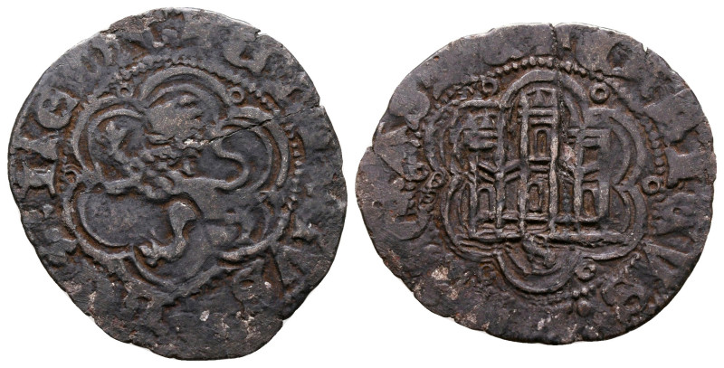 Spain. Sevilla (Castile and Leon). Enrique III AD 1390-1406. 
Blanca BI

24 m...