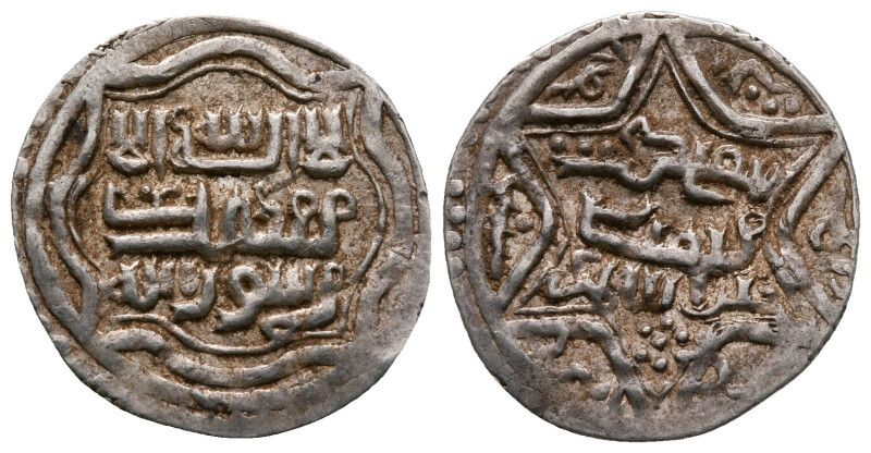 Persia (Post-Mongol). Eretnids . 
Dirham AR

19 mm, 1,72 g



very fine