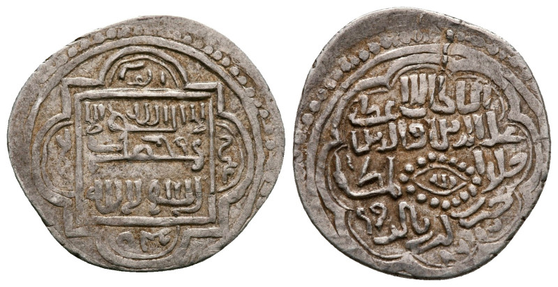 Persia (Post-Mongol). Eretnids . 
Dirham AR

19 mm, 1,60 g



very fine