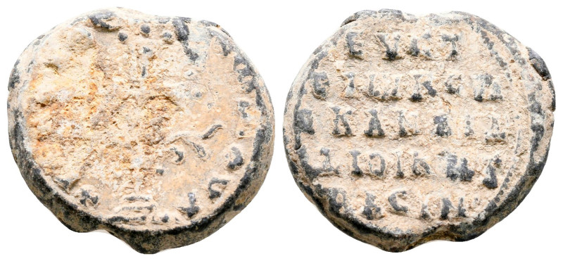 Byzantine. Seal Pb

19 mm, 6,65 g

nearly very fine