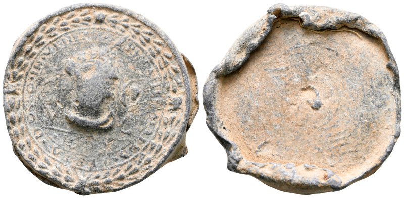 Byzantine. Seal Pb

41 mm, 28,26 g

very fine