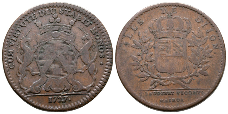 France. Dijon. .
Jeton AE 1727

31 mm, 9,57 g



very fine