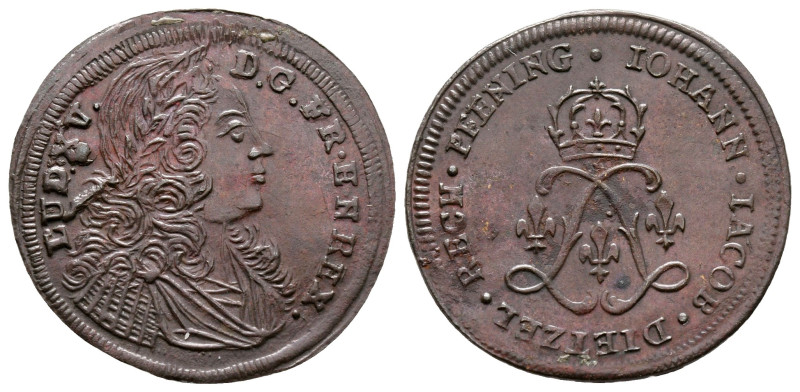 Germany. Nürnberg. Johann Jakob Dietzel AD 1701-1748.
Rechenpfennig Æ

23 mm,...