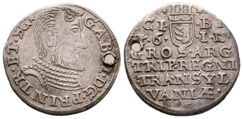 Hungary. Gabriel Bathori AD 1608-1613.
3 Groschen AR

21 mm, 2,13 g



ve...